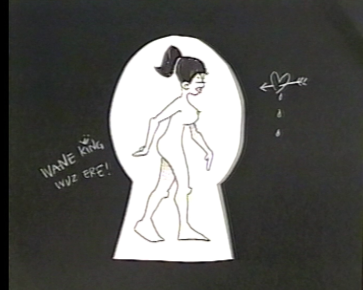 nackte Frau